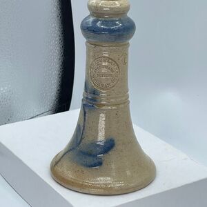 Vintage Shadow Lawn salt glazed pottery Delavan Wis. Bud vase candle stick holde